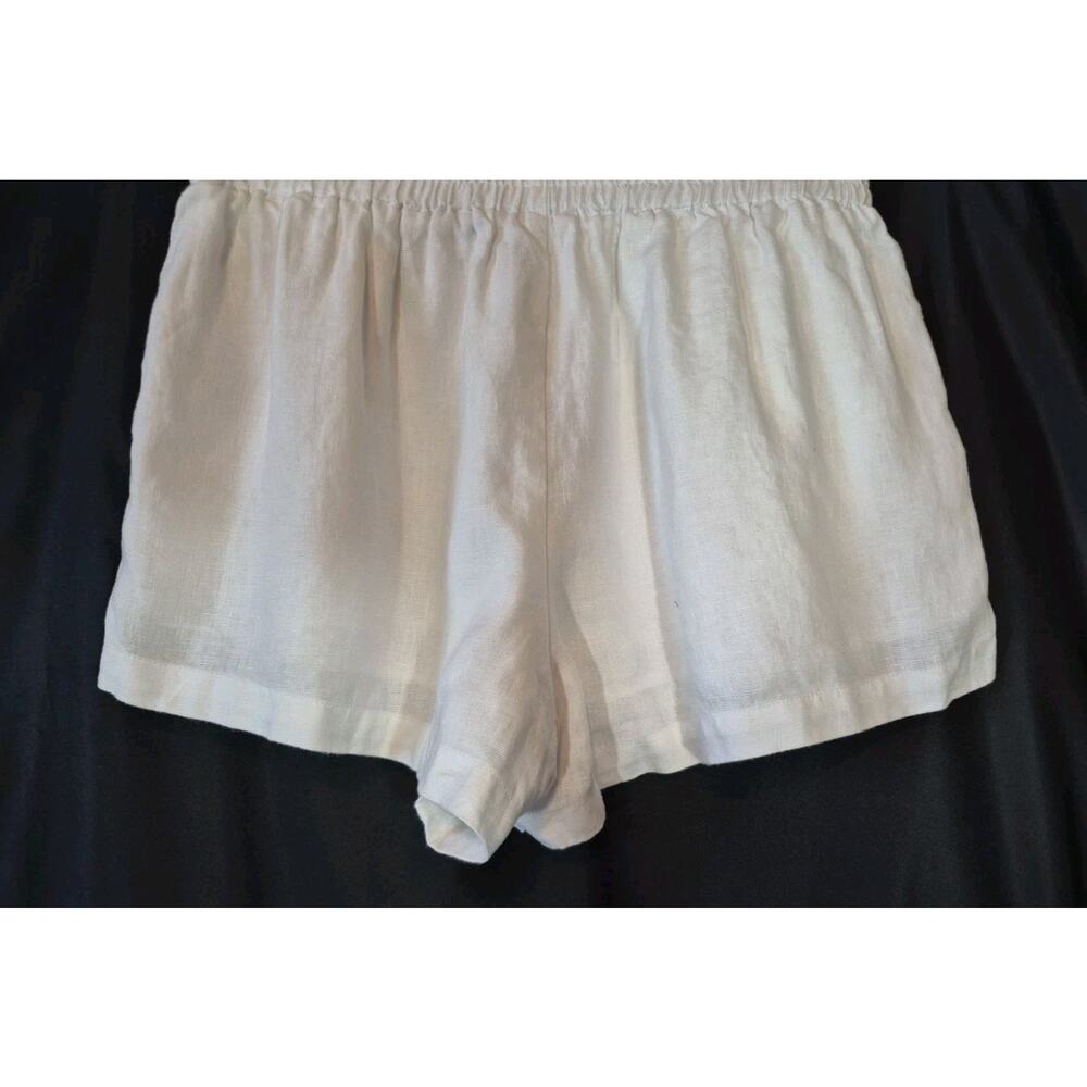 Reformation Mila White Linen Shorts Small - Picture 9 of 9